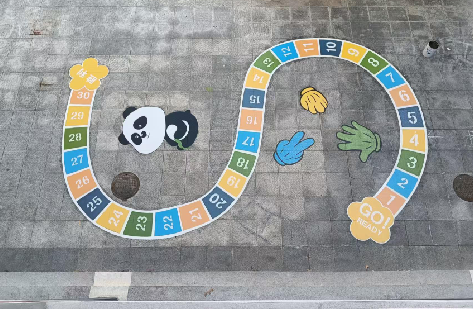 汝州地面游戏彩绘