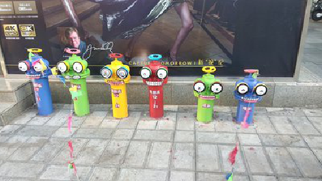 汝州商业区彩绘