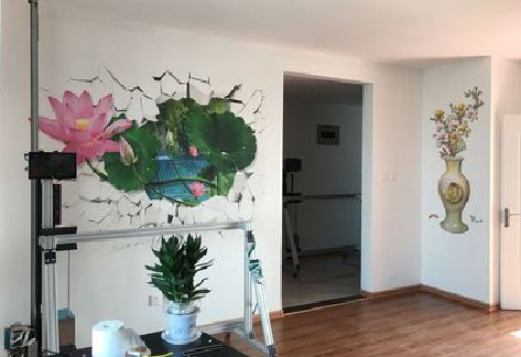 汝州墙体彩绘相比墙纸的优势。